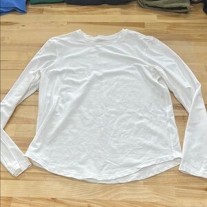 White Lululemon long sleeve